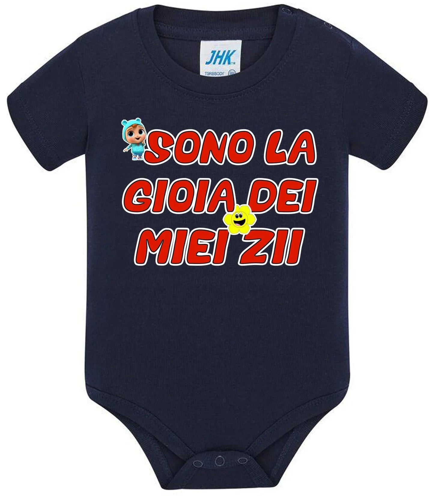 Sono La Gioia Dei Miei ZII Body da bambino/a a maniche corte 100% cotone JHK - STREET STYLE