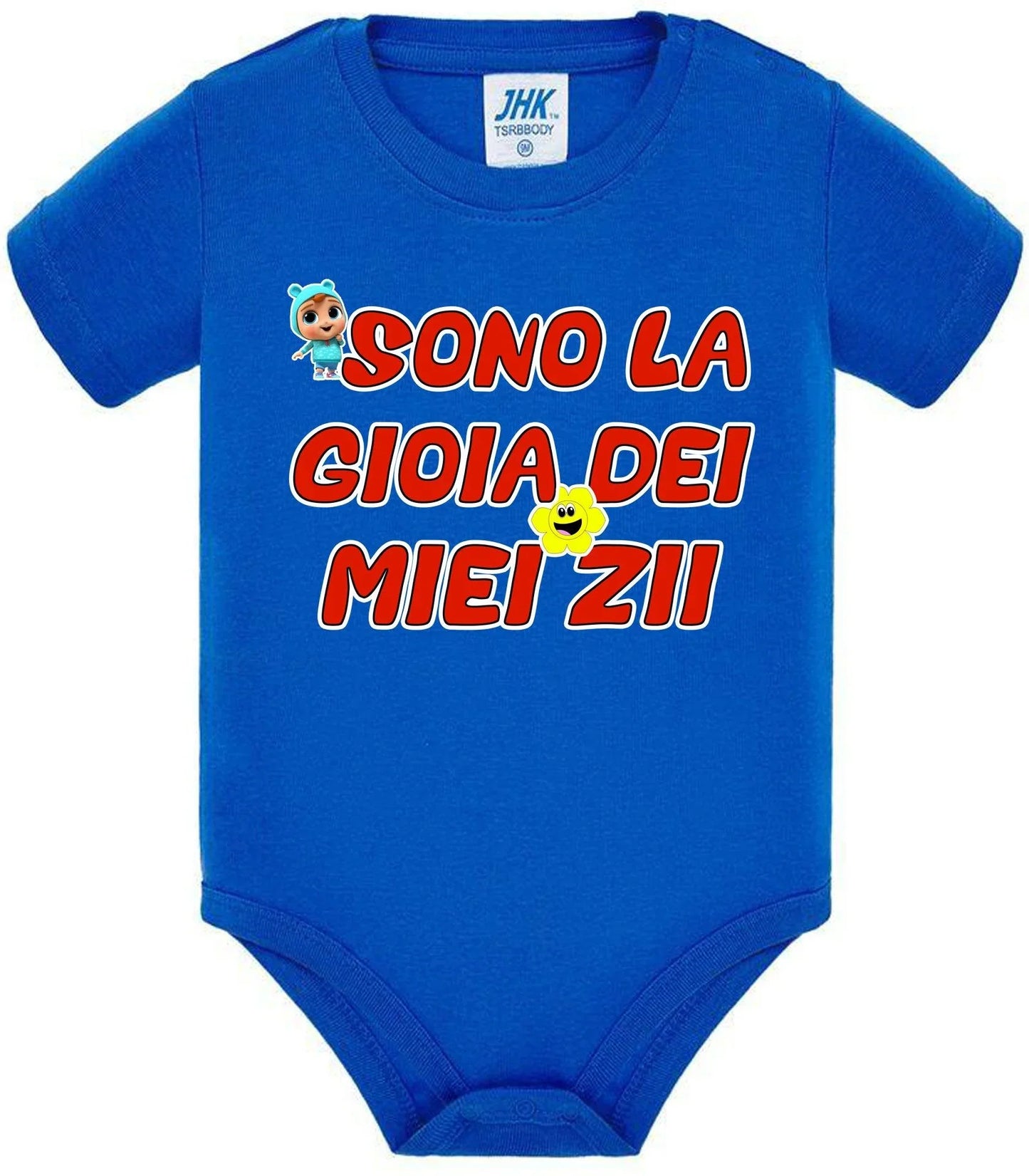 Sono La Gioia Dei Miei ZII Body da bambino/a a maniche corte 100% cotone JHK - STREET STYLE