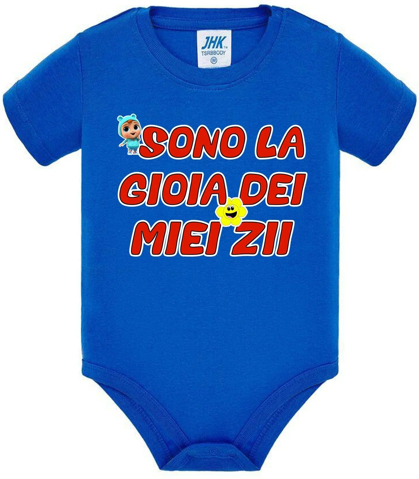 Sono La Gioia Dei Miei ZII Body da bambino/a a maniche corte 100% cotone JHK - STREET STYLE