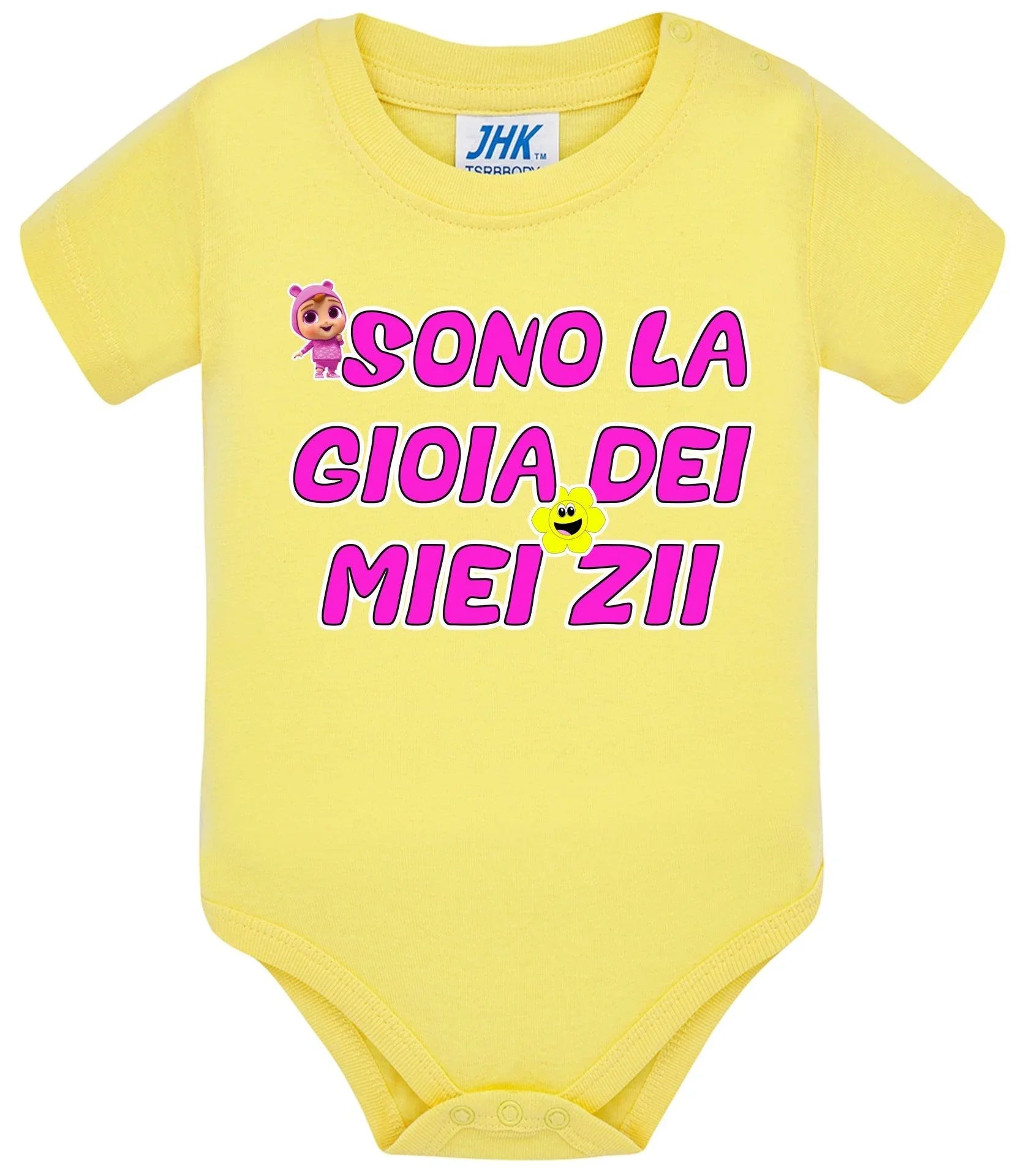 Sono La Gioia Dei Miei ZII Body da bambino/a a maniche corte 100% cotone JHK - STREET STYLE