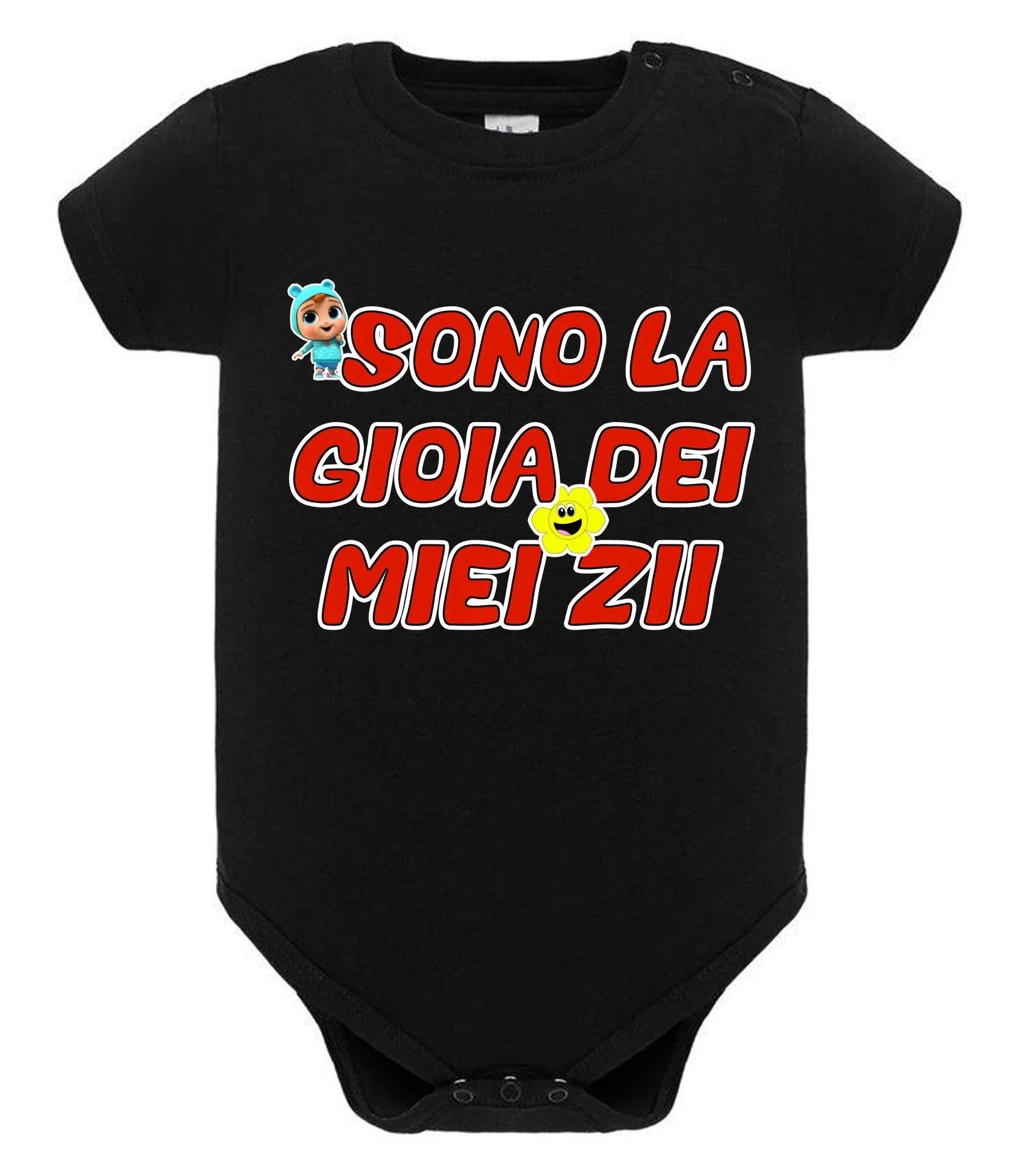 Sono La Gioia Dei Miei ZII Body da bambino/a a maniche corte 100% cotone JHK - STREET STYLE