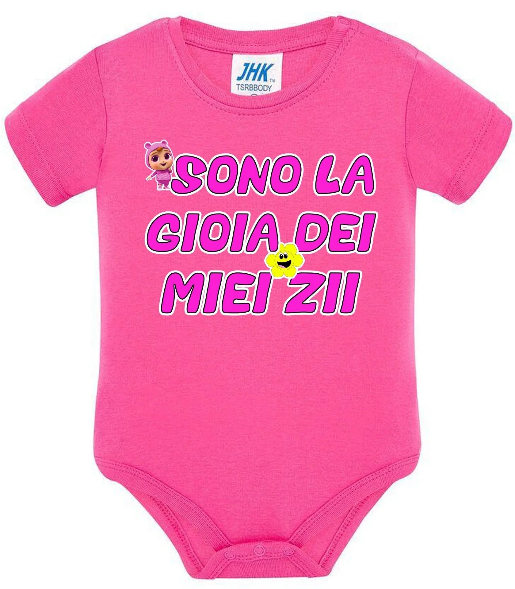 Sono La Gioia Dei Miei ZII Body da bambino/a a maniche corte 100% cotone JHK - STREET STYLE