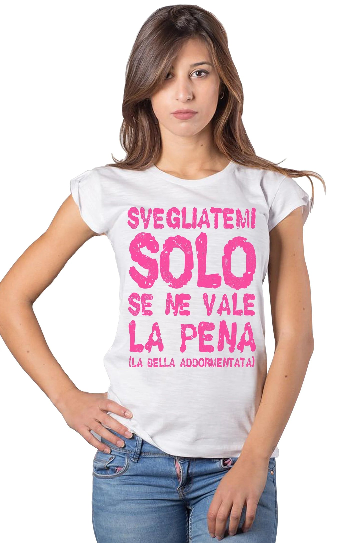 STREET STYLE T-shirt Donna 'Svegliatemi' 100% Cotone - STREET STYLE