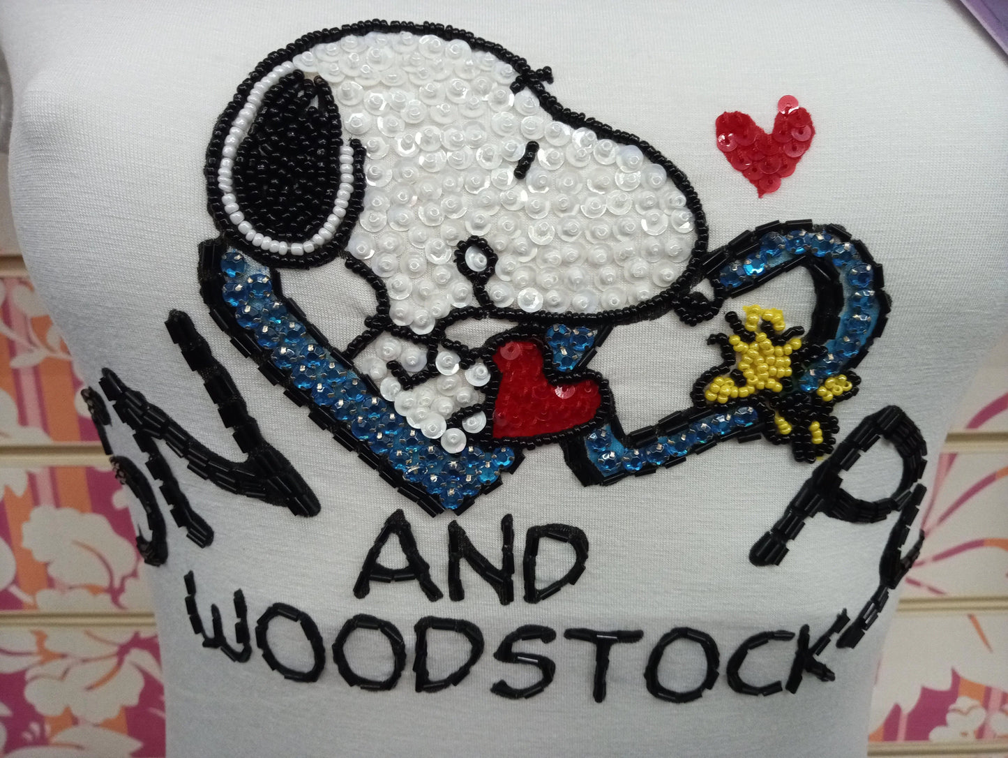 TS590TSW SNOOPY PAILETTES - TOONS T-SHIRT DONNA - STREET STYLE