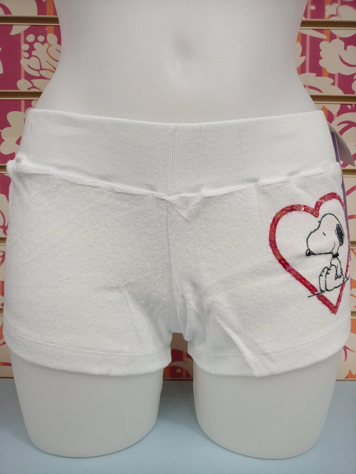 TS603RSW SNOOPY PAILETTES - TOONS PANTALONCINO DONNA - STREET STYLE